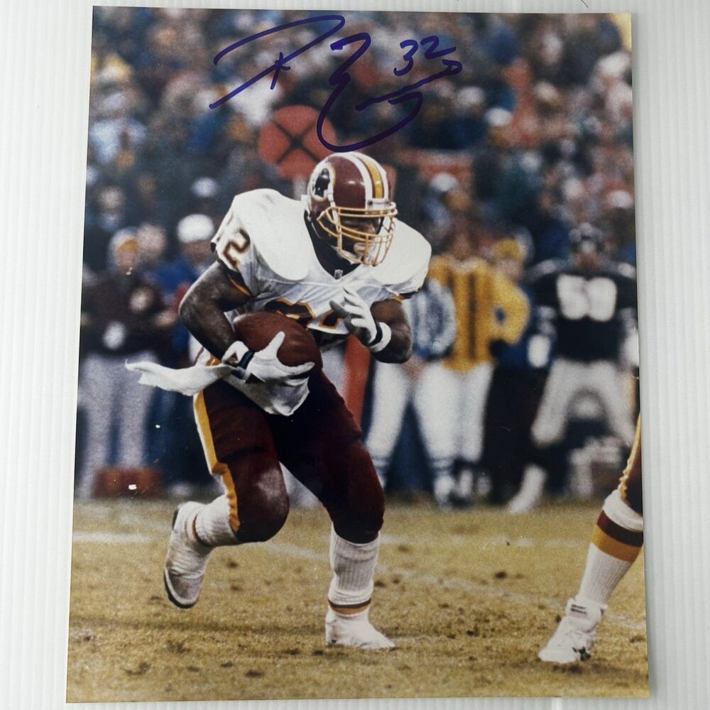 Ricky Ervins Autographed Signed AUTO 8x10 Photo Washington Redskins TRB 286